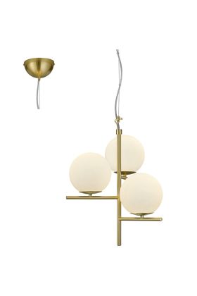 Trio Pure 302000308 messing kleurige hanglamp