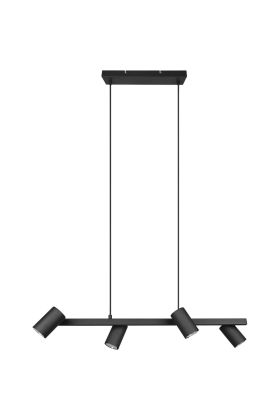 Trio Marley 302400432 mat zwarte hanglamp