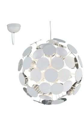 Trio Discalgo 309900631 mat witte hanglamp