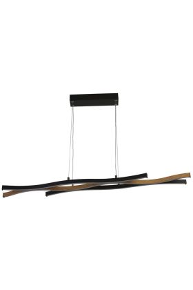 Hanglamp Bloom zwart 108cm