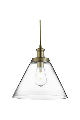 Searchlight Pyramid 3228AB brons kleurige hanglamp