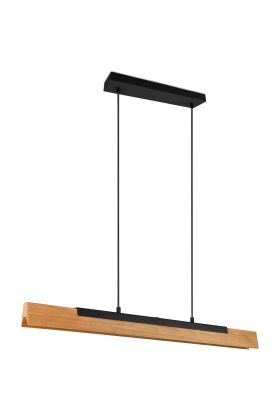 Trio Kerala 341610132 houten hanglamp met easydim