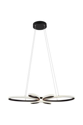 Trio Fly 345619132 zwarte hanglamp