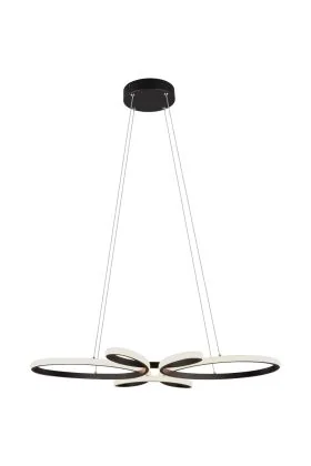 Trio Fly 345619132 zwarte hanglamp