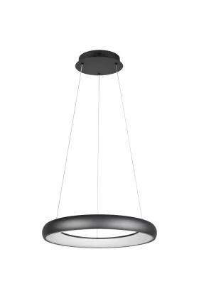 Trio Cardona 349616032 zwarte ringvormige hanglamp