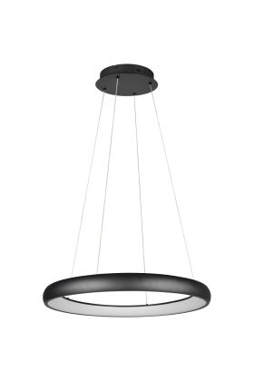 Trio Cardona 349617532 zwarte ringvormige hanglamp