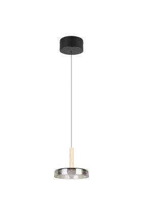 Trio Celeste 354910132 verchroomd glazen hanglamp
