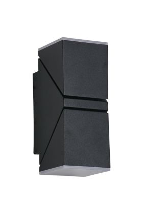Wandlamp Montana zwart 15cm