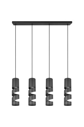 Trio Stream 364000432 zwarte hanglamp