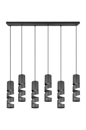 Trio Stream 364000632 zwarte hanglamp