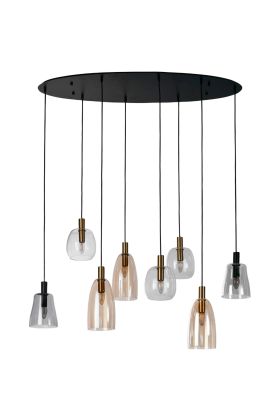 Searchlight Divine 36463-8BK landelijke hanglamp