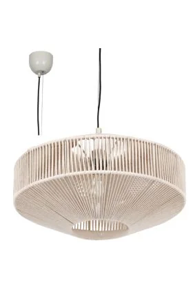 Trio Svea 364700144 hanglamp van katoenen touw