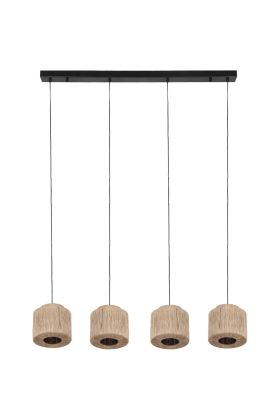 Trio Smilla 366800436 hanglamp van jute