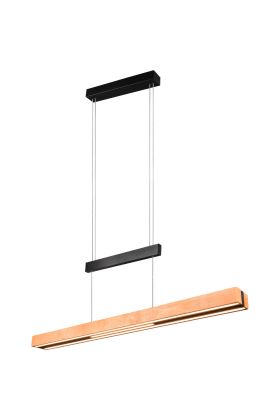 Hanglamp Trajan hout 150cm