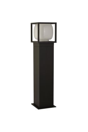Searchlight Athens 38141-650 zwarte sokkellamp