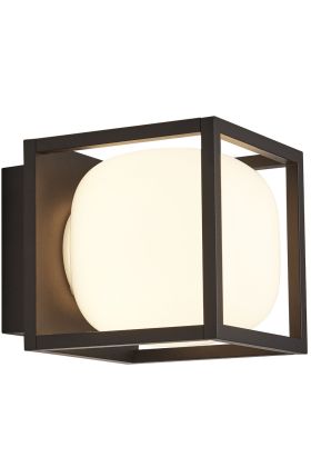 Searchlight Athens 38141BK zwarte wandlamp