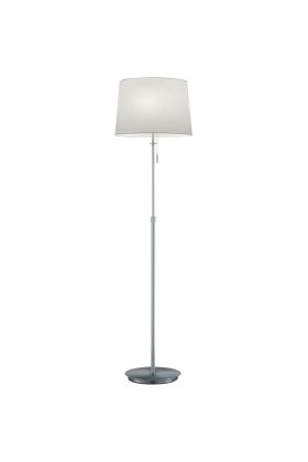 Trio Lyon 409100307 staal kleurige vloerlamp
