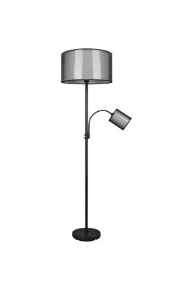 Trio Burton 411400232 vloerlamp organza