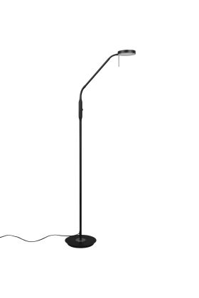 Trio Monza 423310132 mat zwarte staande leeslamp