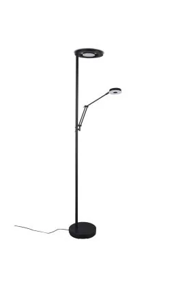 Uplighter Barry zwart 181cm