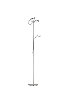 Trio Split 424910207 staal kleurige uplighter