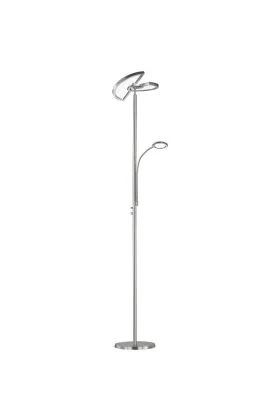 Trio Split 424910207 staal kleurige uplighter