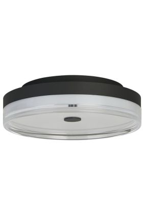 Plafonniere Cyprus zwart 30cm