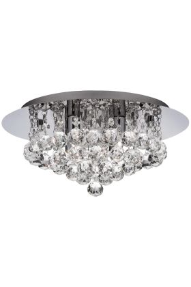 Searchlight Hanna 4404-4CC-LED kristallen badkamer plafondlamp