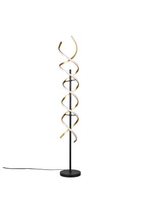 Trio Sequence 441810208 messing kleurige vloerlamp