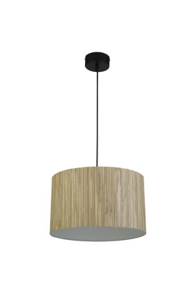 Searchlight Meadow 49711BK hanglamp van gras