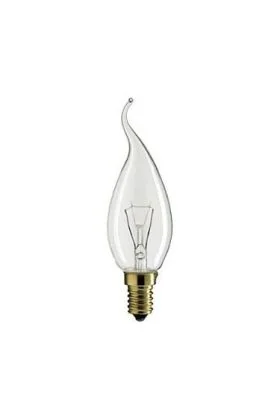 Kaarslamp Gloeilamp E14 230V 15W Tip helder