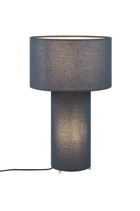 Trio Bale 505200112 tafellamp van blauw textiel