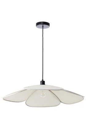 Brilliant Capucine 51252/09 beige hanglamp van textiel