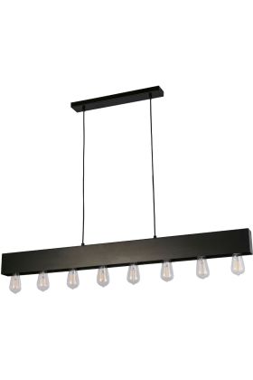 Searchlight Piano 51607-8BK mat zwarte hanglamp