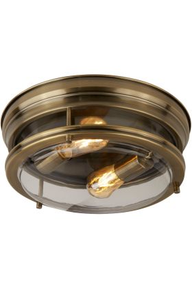 Searchlight Glasgow 5182AB brons kleurige IP44 lamp
