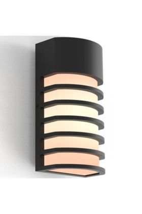 Lutec Fulton 5207601012 mat zwarte wandlamp