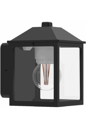 Lutec Spire 5290603012 mat zwarte buitenlamp