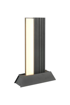 Sokkellamp Mariza antraciet 50cm