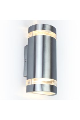 Lutec Focus 5604021001 staal kleurige wandlamp