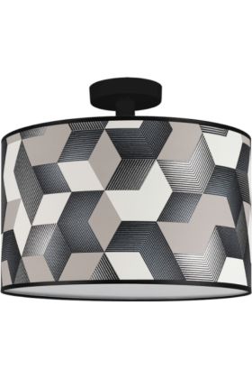 Britop Espacio 56048104 zwart witte plafonniere