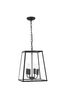 Searchlight Noir 5614BK zwarte lantaarn