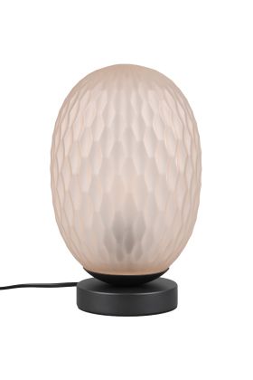 Trio Facette 564200113 amber glazen tafellamp