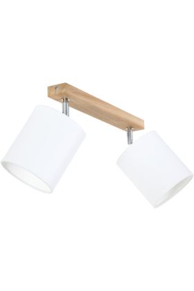 Spot Aprillia 56744274 eikenhouten spot met witte kapjes