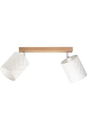 Spot Punto 56749274 Eikenhouten spot met witte kapjes