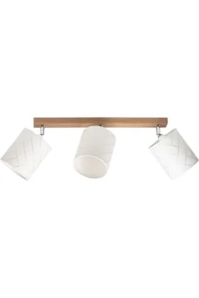 Britop Punto 56749374 eikenhouten spot met witte kapjes