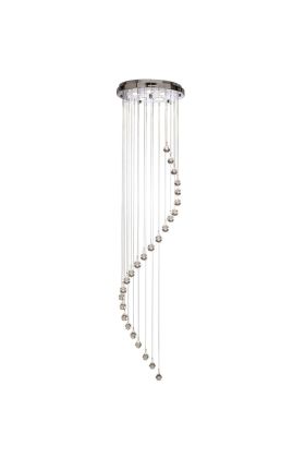 Searchlight Hallway 5742CC plafondlamp met kristallen