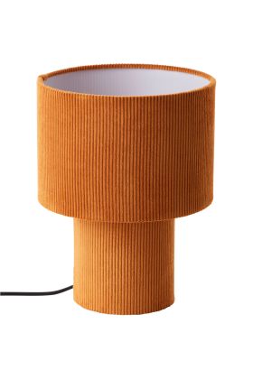Brilliant Tony 60095/02 gele tafellamp van corduroy stof