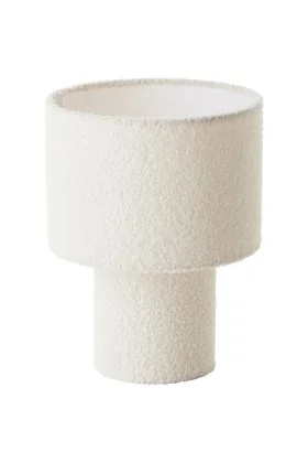 Brilliant Teddy 60160/09 beige tafellamp van katoen