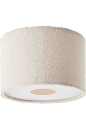 Brilliant Teddy 60161/09 beige plafonniere van katoen
