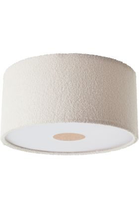 Brilliant Teddy 60162/09 beige plafonniere van katoen